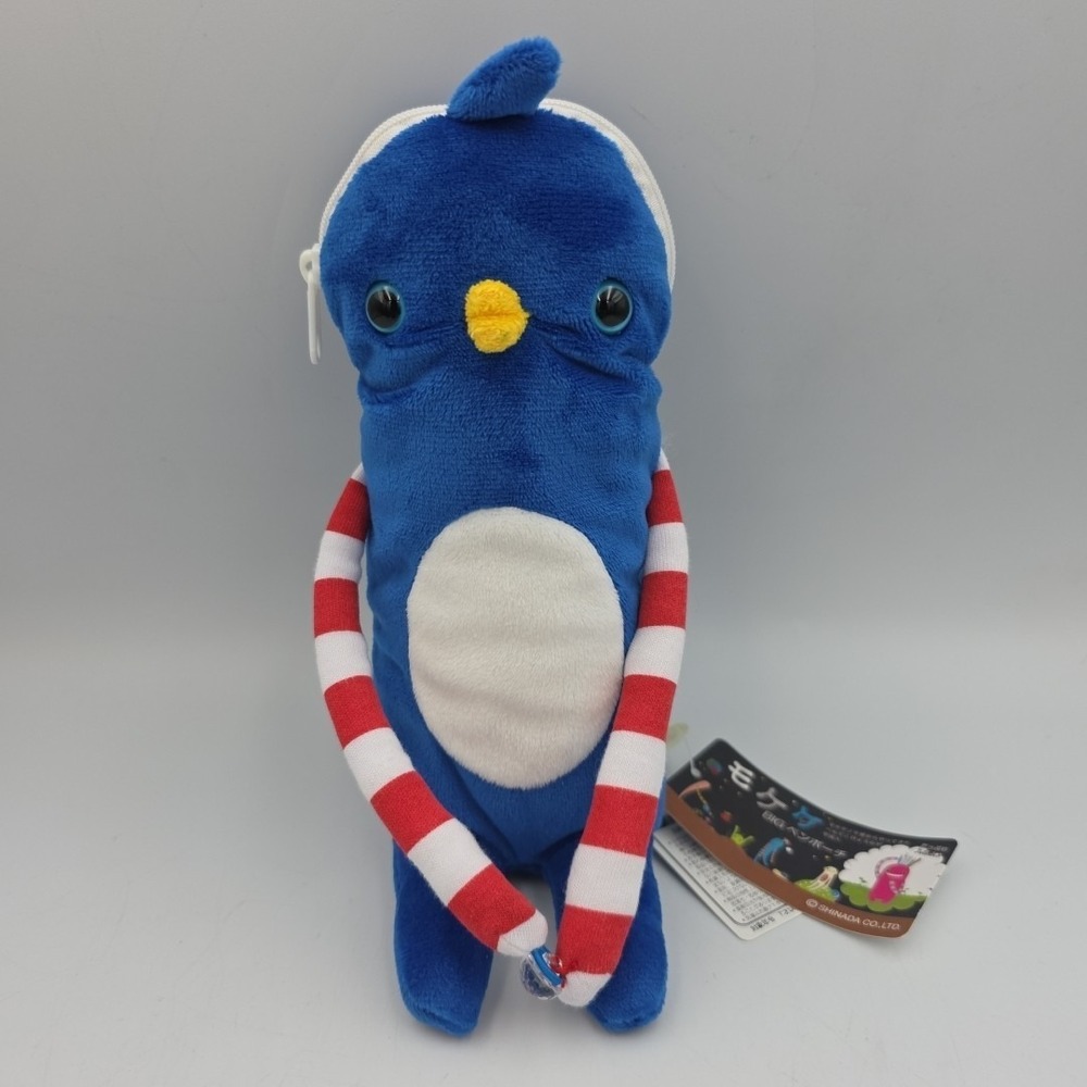 D1205B Shinada Mokeke Alien Monster Blue Mascot 8.5" Plush Toy Doll Sk Japan